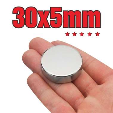 MAGNET NEODYMIUM KOIN BULAT 30x5mm N52