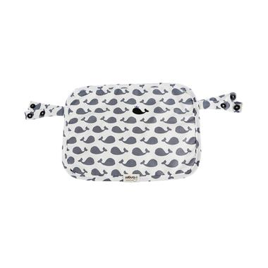 i-Angel Multi-Teething Pad Organic Cotton Pattern Dolphin White