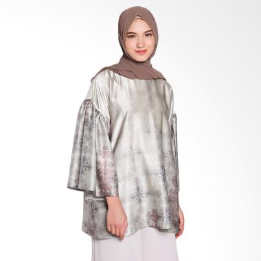 Ria Miranda Surau Blouse Atasan Muslim - Brown