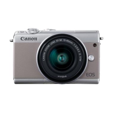 Canon EOS M100 Kit EF-M 15-45mm /EF-M22 STM Kamera Mirrorless - Grey