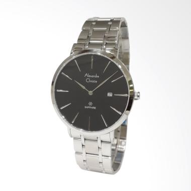 Alexandre Christie Sapphire Series 8539MDBSSBA Jam Tangan Pria - Silver Silver