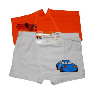 Handsome Boy Motif AE 140 Boxer Anak Laki-Laki [2pcs]