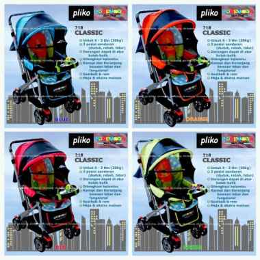 Stroller Pliko Creative Stroler Murah Kereta Dorong Anak Bayi PROMO