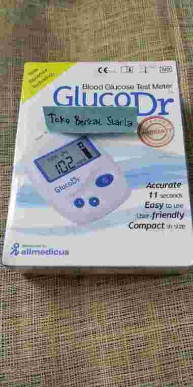 Alat Tes Gula Darah/ Alat Ukur Kadar Gula Darah/ Gluco Dr Blood Glucose Test Meter