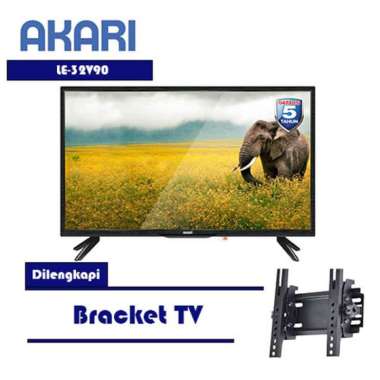 Akari LE-32V90 LED 32 Inch Analog TV Plus Bracket- KHUSUS JABODETABEK