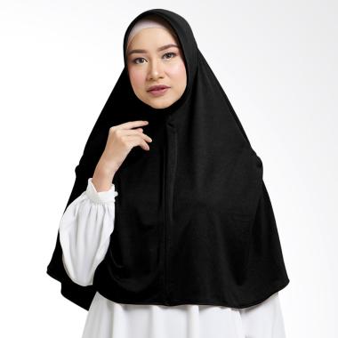 Cotton Bee Inara Khimar Jilbab Instant - Black