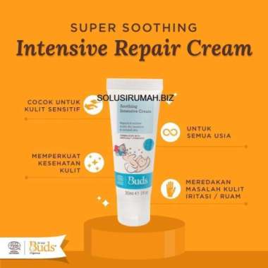 Buds Super Soothing Intensive Repair Cream 30ml bayi kulit iritasi