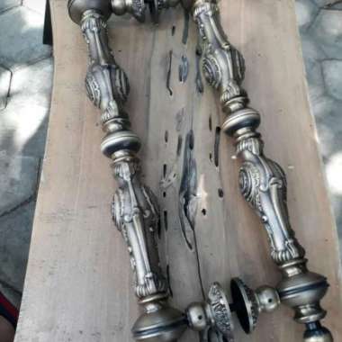 Handle Pintu Rumah Kuningan Ukir 55 cm