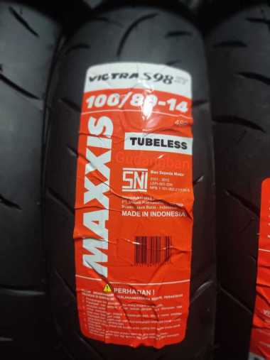 BAN Luar MAXXIS VICTRA 100 80 -14 Tubeless Motor PCX Matic Vario