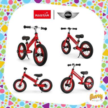 RASTAR - MINI Balance Bike 12 | Kick Bike | Sepeda Keseimbangan Anak | MINI Cooper Push Bike Chili R