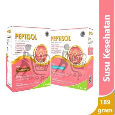 Peptisol Vanila & Peptisol Cokelat 189 gram - susu kesehatan bernutrisi tinggi Vanila