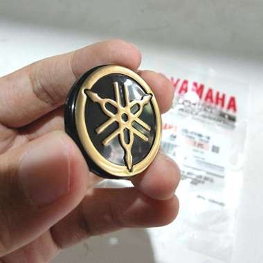 Emblem Logo Yamaha Cover, Duck Tail R15, R-15 Old (2Pk) - Gold