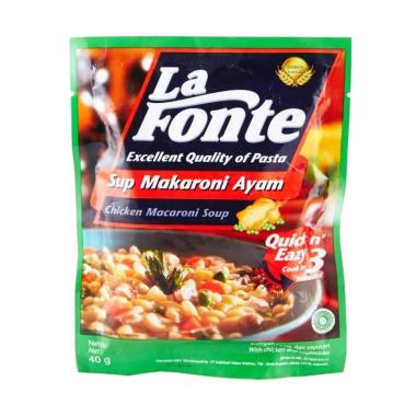 Promo Harga La Fonte Sup Makaroni Ayam 40 gr - Blibli