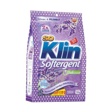Promo Harga So Klin Softergent Purple Lavender 1800 gr - Blibli
