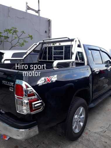 Roll Bar Full stainless Hilux revo Chrome