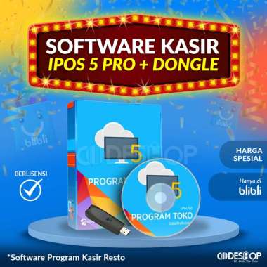 SOFTWARE PROGRAM KASIR TOKO MINIMARKET iPos 5 Profesional + Dongle
