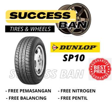 Dunlop SP10 185 70 R14 (Free Pasang)