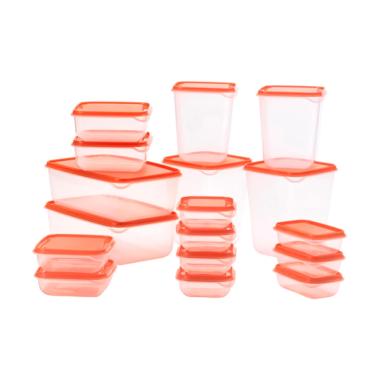 Ikea Pruta Set Kotak Makan - Orange