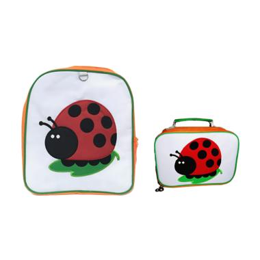 Becks Ladybug Set Tas Anak - Orange