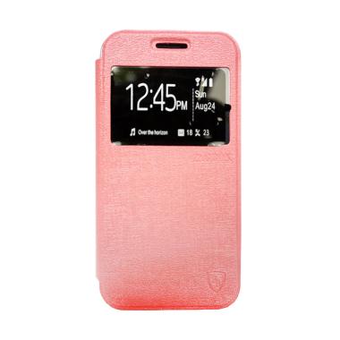 Zagbox Flip Cover Casing for Vivo Y35 - Pink
