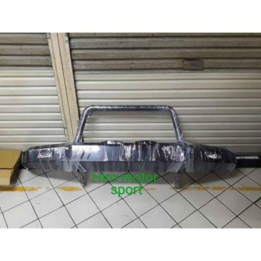 ARB Tanduk Bumper Tanpa Copot Bumper Asli For Pajero Sport Dan Triton Black