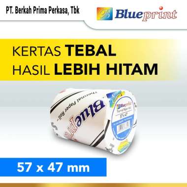 BLUEPRINT Kertas Thermal / Kertas Kasir / Kertas Struk 57mmx47mm White