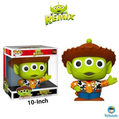 Funko POP! Disney Pixar Alien Remix - Woody 10" / 10 Inch #756