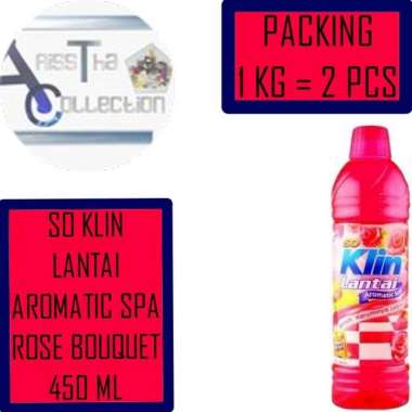 So Klin Pembersih Lantai Kemasan Botol 450 ML Rose