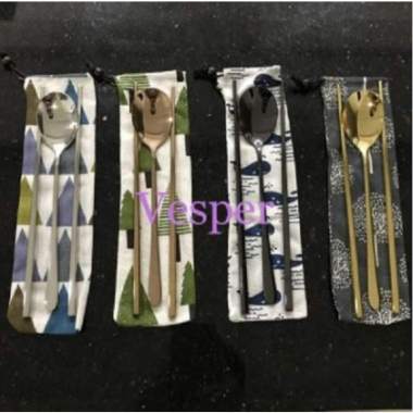 Sendok sumpit korea / sujeo Gold