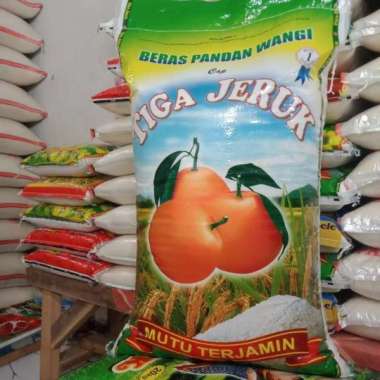 Beras Pandan Wangi Cap Tiga Jeruk 10kg