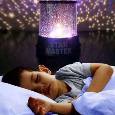 Lampu Kamar Pesta Ulang Tahun Tidur Malam LED Proyektor Cahaya Bintang Star Master