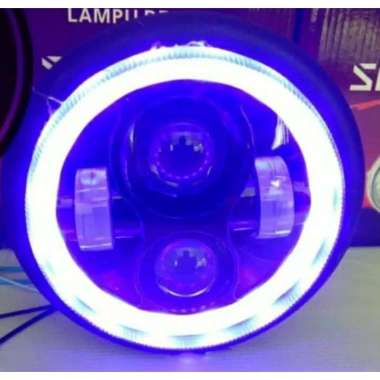 lampu depan cb100 daymaker +aangel eyes Putih