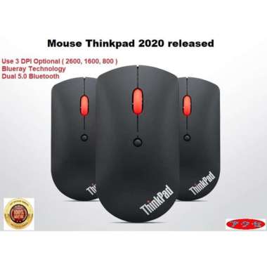 Mouse Lenovo Thinkpad 5.0 Bluetooth Office Terbaru Original