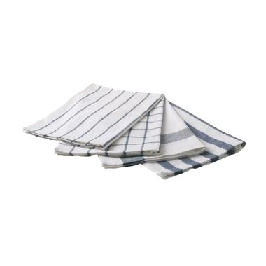 Ikea Elly Lap Dapur - Putih Biru [50 x 65 cm/4 pcs]