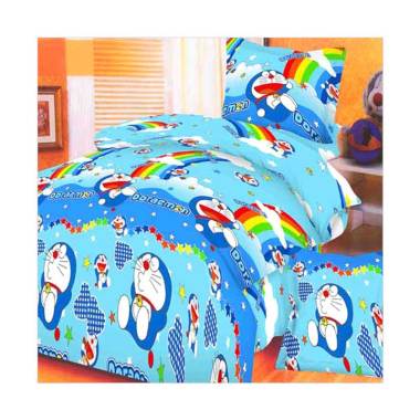 Rosewell Doraemon Microtex Set Sprei