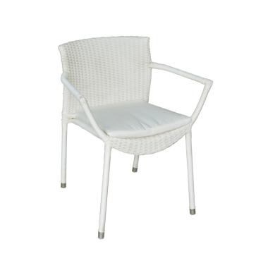 De Erniest Outdoor Delta Kursi Teras atau Taman - Super White