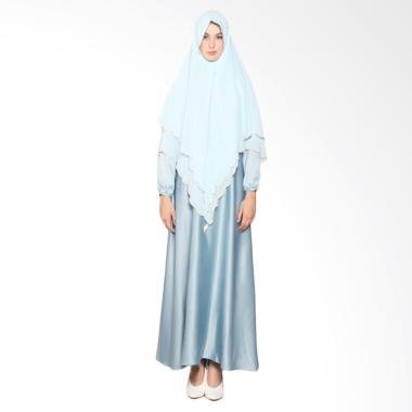 Yanna Azwar Jihan Syar'i Set Gamis - Blue