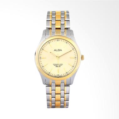 ALBA Stainless Steel Jam Tangan Pria - Silver Gold ARSY16