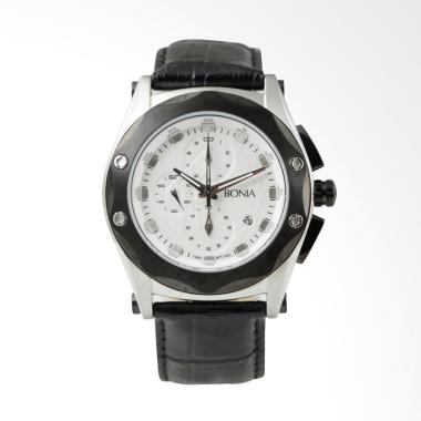 Bonia Jam Tangan Pria - Black Silver BPT196-1312C