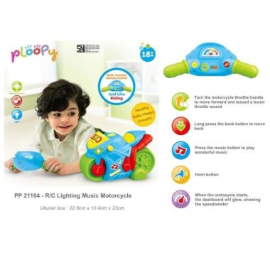 Ploopy Lighting Music Motorcycle