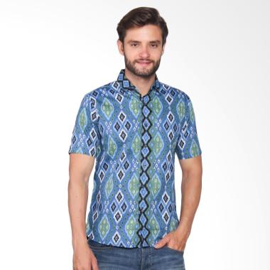 Gaya Jaya Batik Slimfit Kemeja Lengan Pendek Pria - SB7871