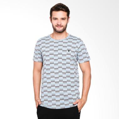 Greenlight Men Shirt 3211 Kaos Pria - Grey [232111612]