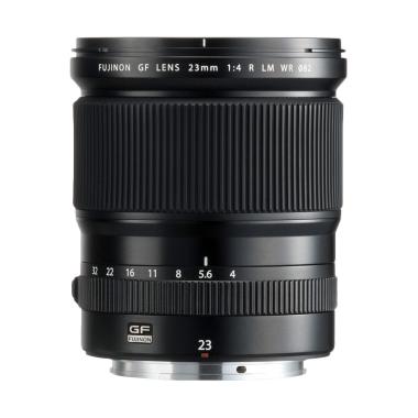 Fujinon GF 23mm f/4 R LM WR Lensa Kamera for GFX - Hitam