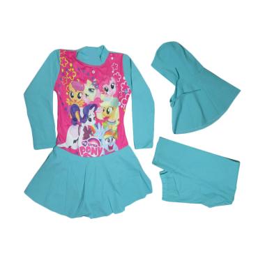 Rainy Collections Karakter My Littl ... uslim - Biru [5-10 Tahun]