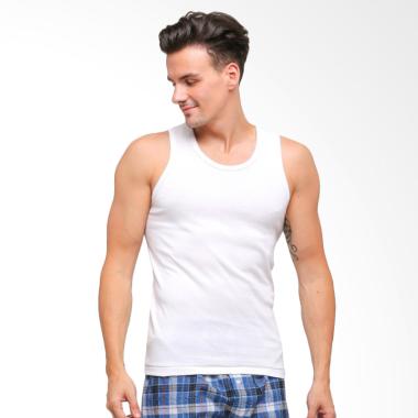 GT Man Tanktop Pakaian Dalam - White [GTT01]
