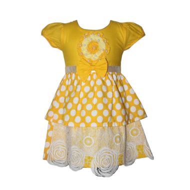 TWO MIX 2001 Onde Brokat Mawar Dress Anak