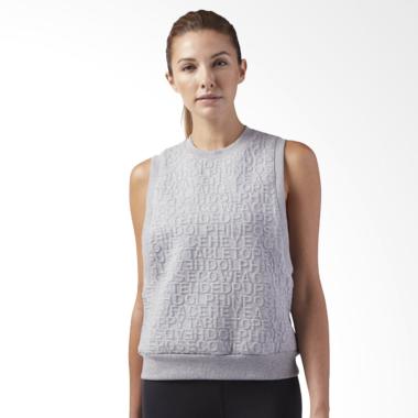 Reebok LTHS Yoga Pose Tanktop Olahraga Wanita - Abu-Abu [BR2801]