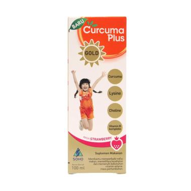 Curcuma Plus 406515 Gold Strawberry Suplemen [100 mL]