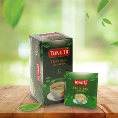 Promo Harga Tong Tji Teh Celup Green Tea Dengan Amplop per 25 pcs 2 gr - Blibli