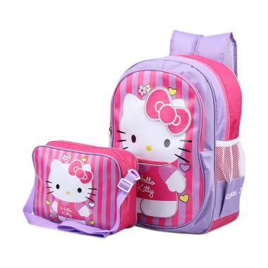 Catenzo Junior Hello Kitty Backpack ... erempuan - Pink Kombinasi
